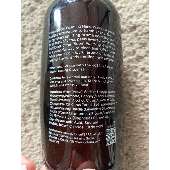 Doterra Citrus Bloom Foaming Hand Wash New‎ Sealed Exp 2023.03 - Picture 4 of 4